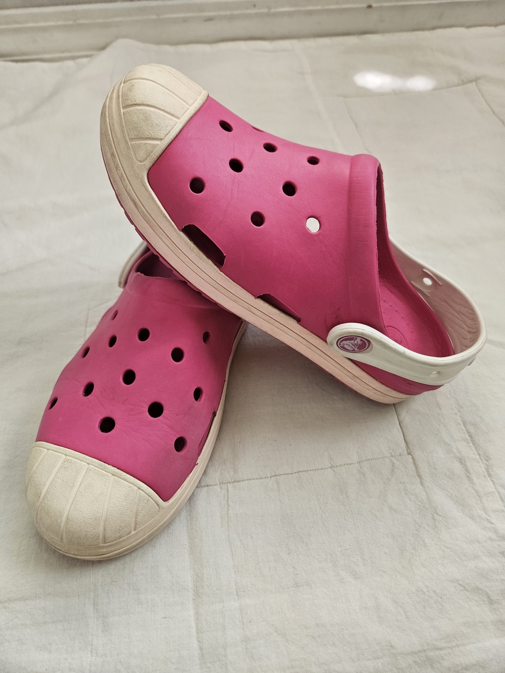Girls CROCS J3 with White Trim